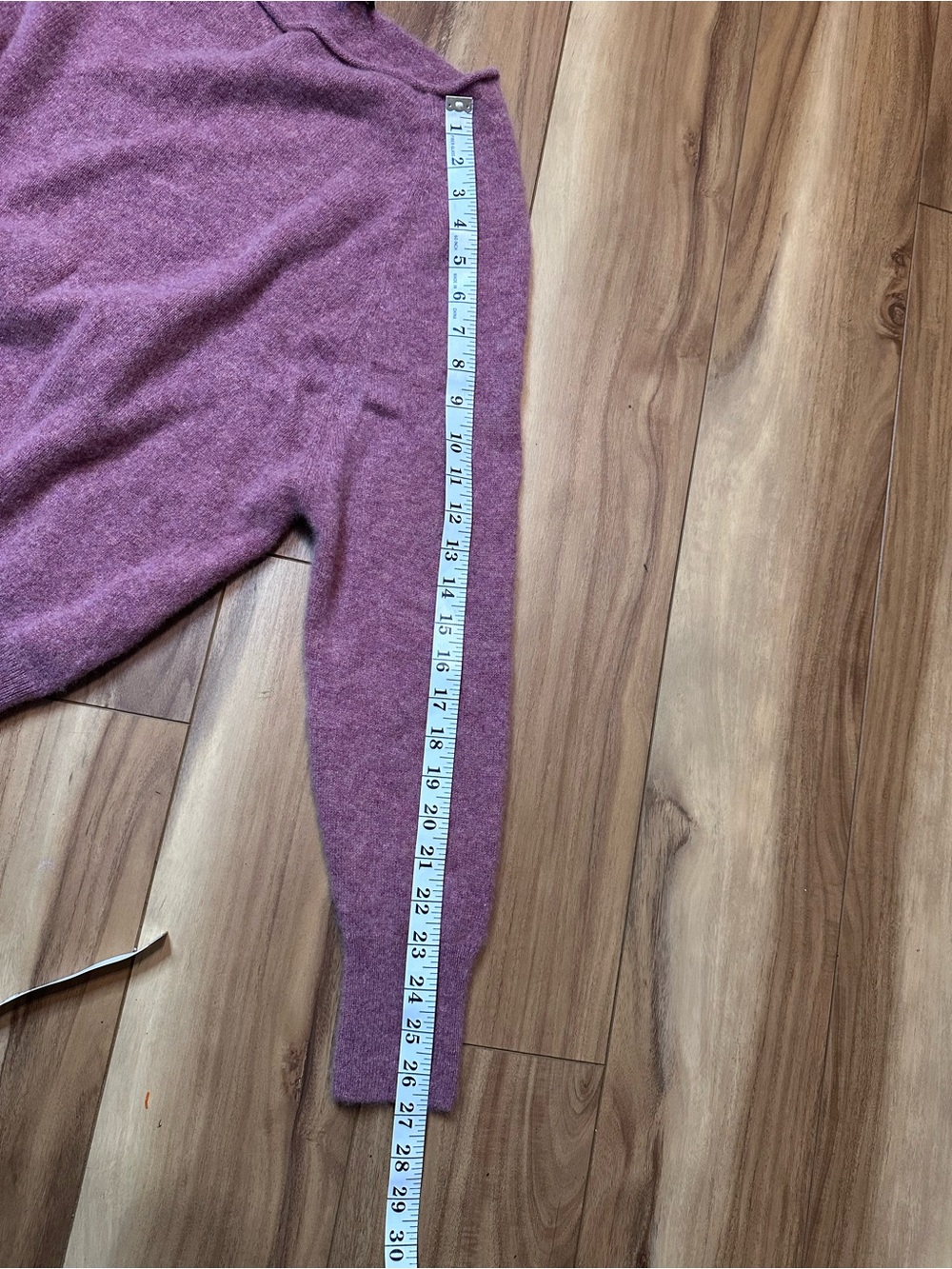 Quince 100% Mongolian Cashmere Boatneck Sweater Heather Rose L - Picture 10 of 10